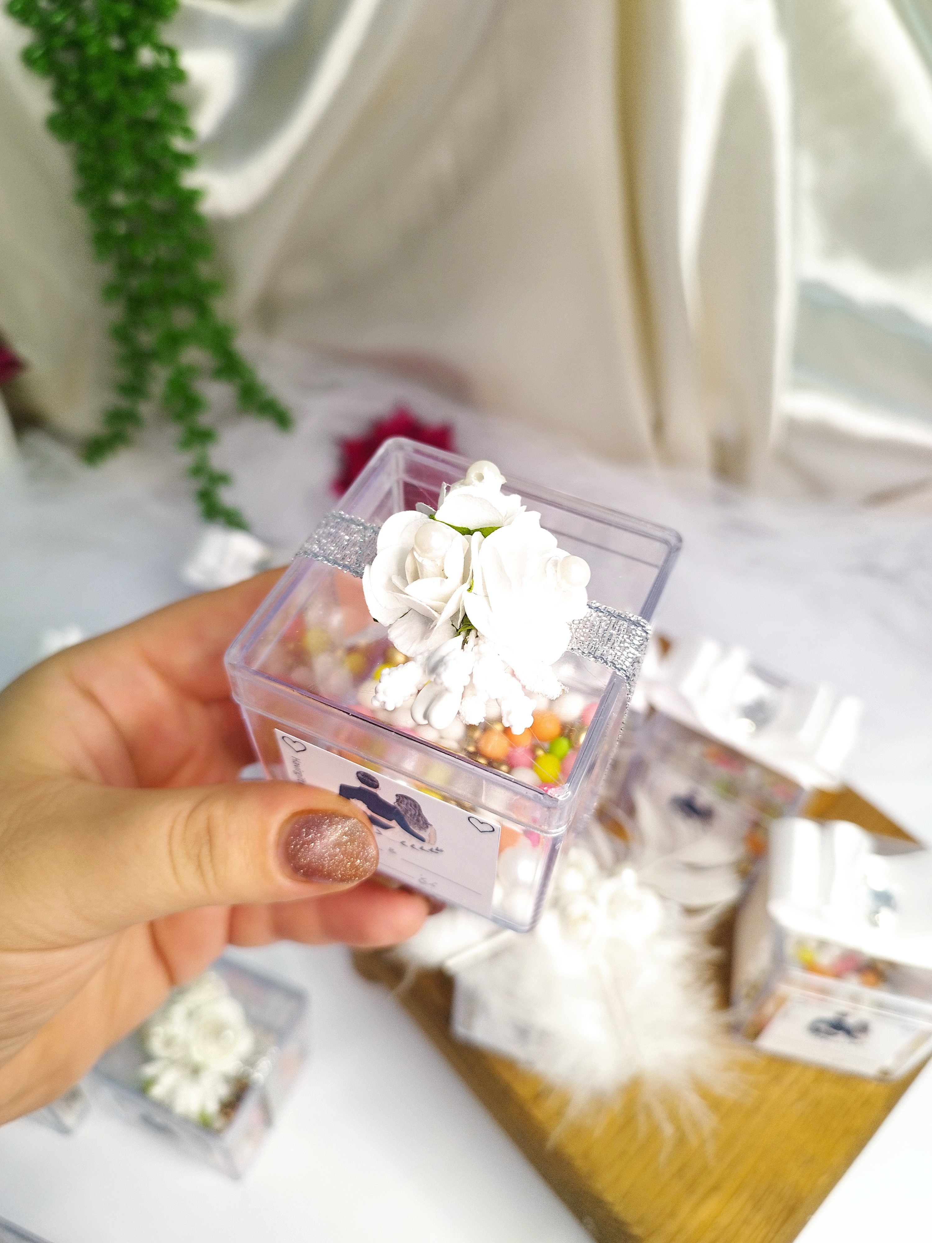 گیفت عقد پلکسی نقل و مروارید